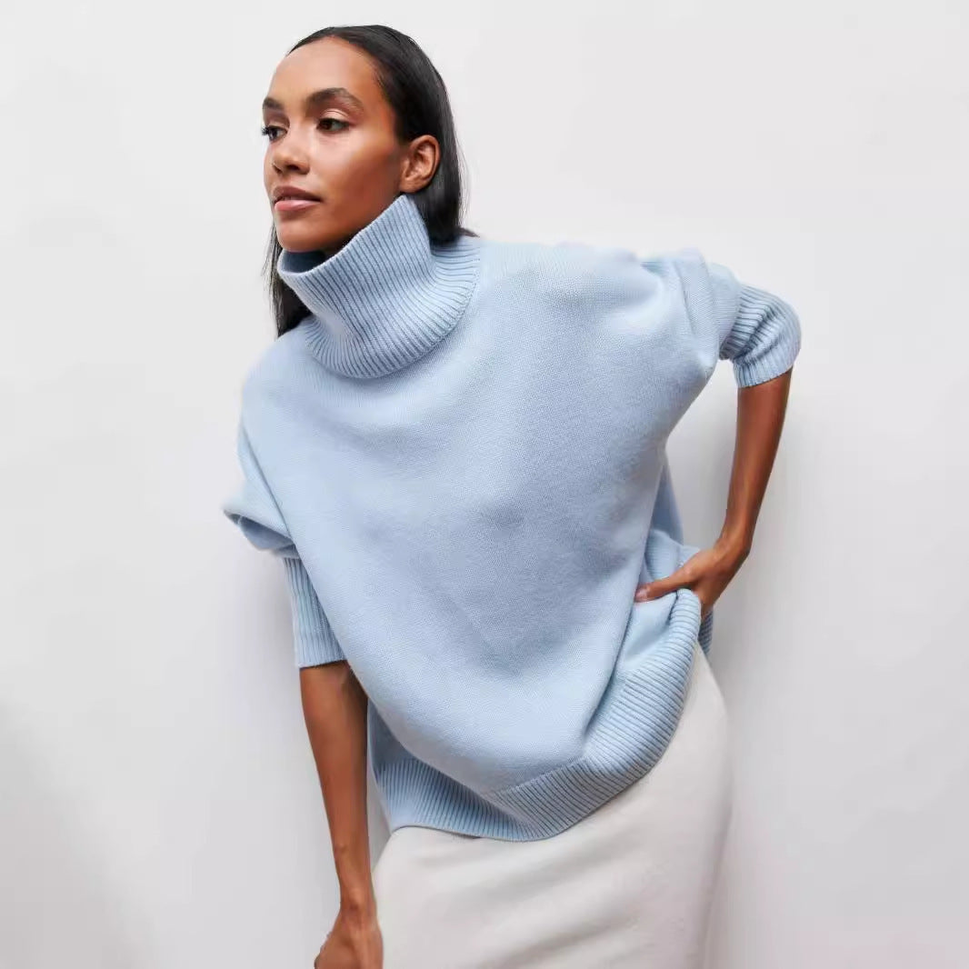 Cozy Winter Turtleneck Pullover for Women