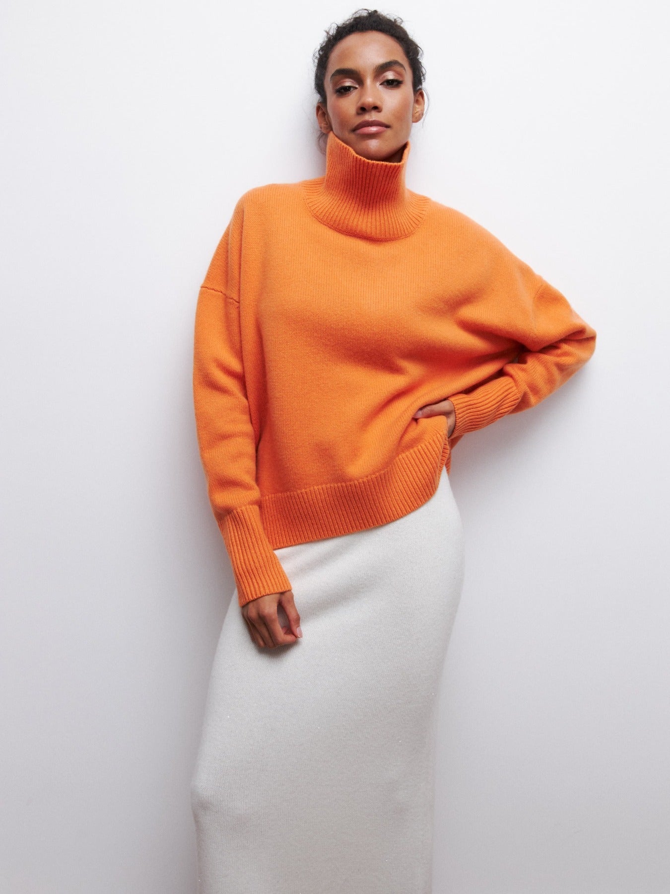 Cozy Winter Turtleneck Pullover for Women