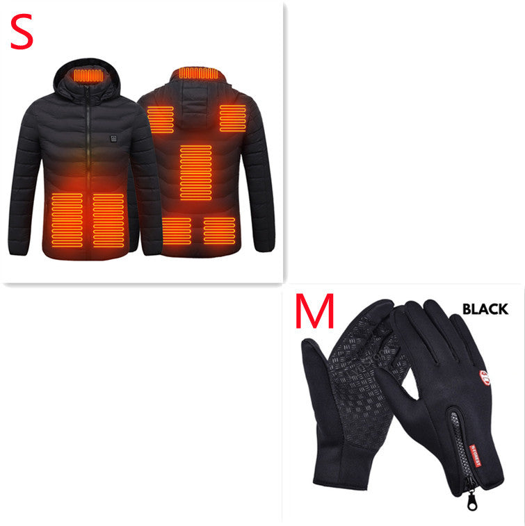 Men's USB Heated Jacket – Winter Thermal Electric Cotton Coat