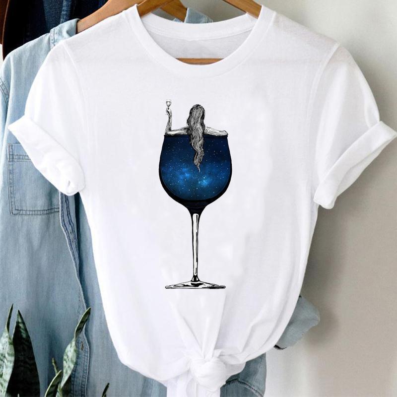 Wine Red Printed Women’s Shirt – Casual Short Sleeve Fashion Top