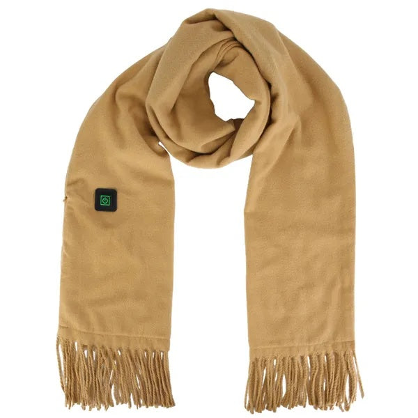 USB Electric Heated Scarf – Warm Winter Neck Wrap for Men & Women