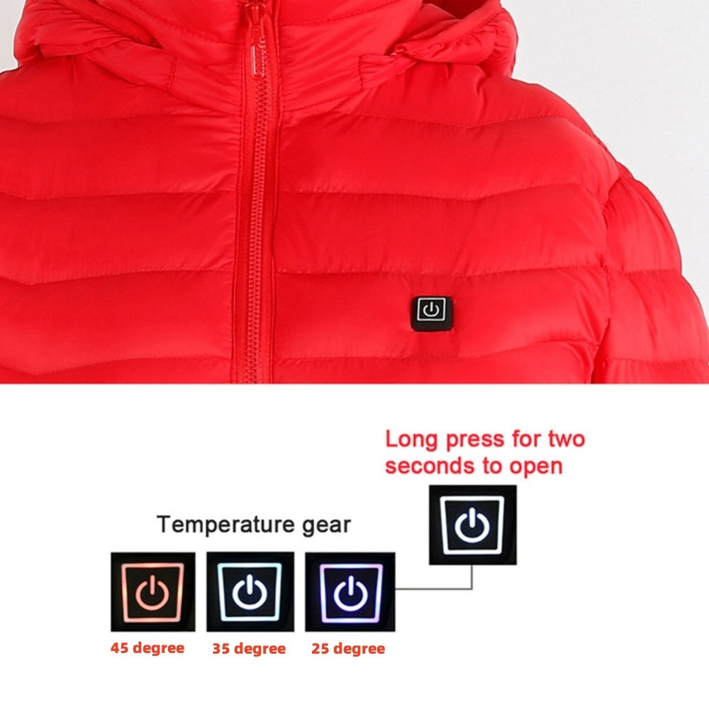 Men's USB Heated Jacket – Winter Thermal Electric Cotton Coat