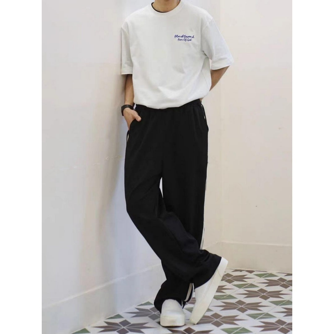 Men’s Casual Pants – Trendy Corduroy & Straight Fit Long Pants | Anti-Wrinkle, Slim Fit 9-Inch Style