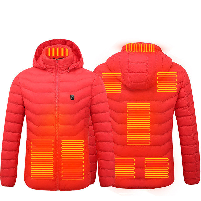 Men's USB Heated Jacket – Winter Thermal Electric Cotton Coat