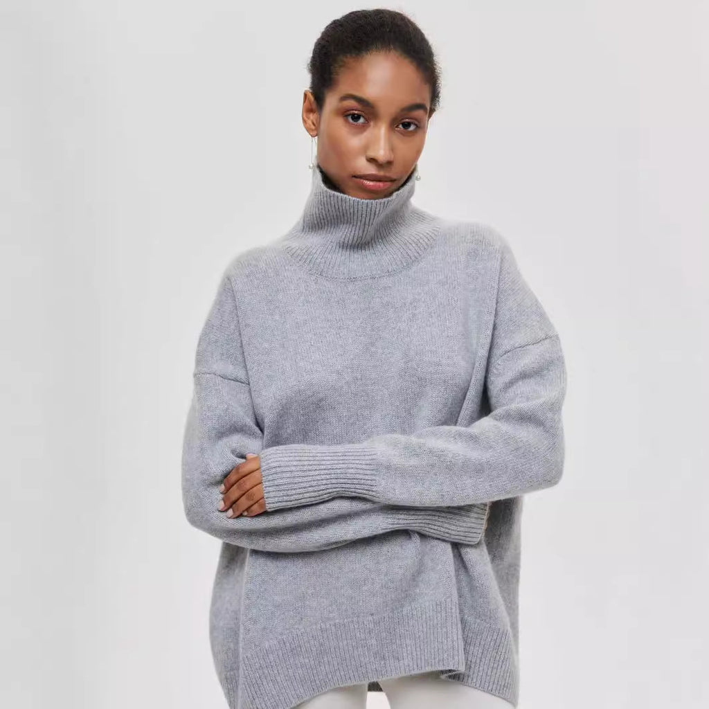 Cozy Winter Turtleneck Pullover for Women