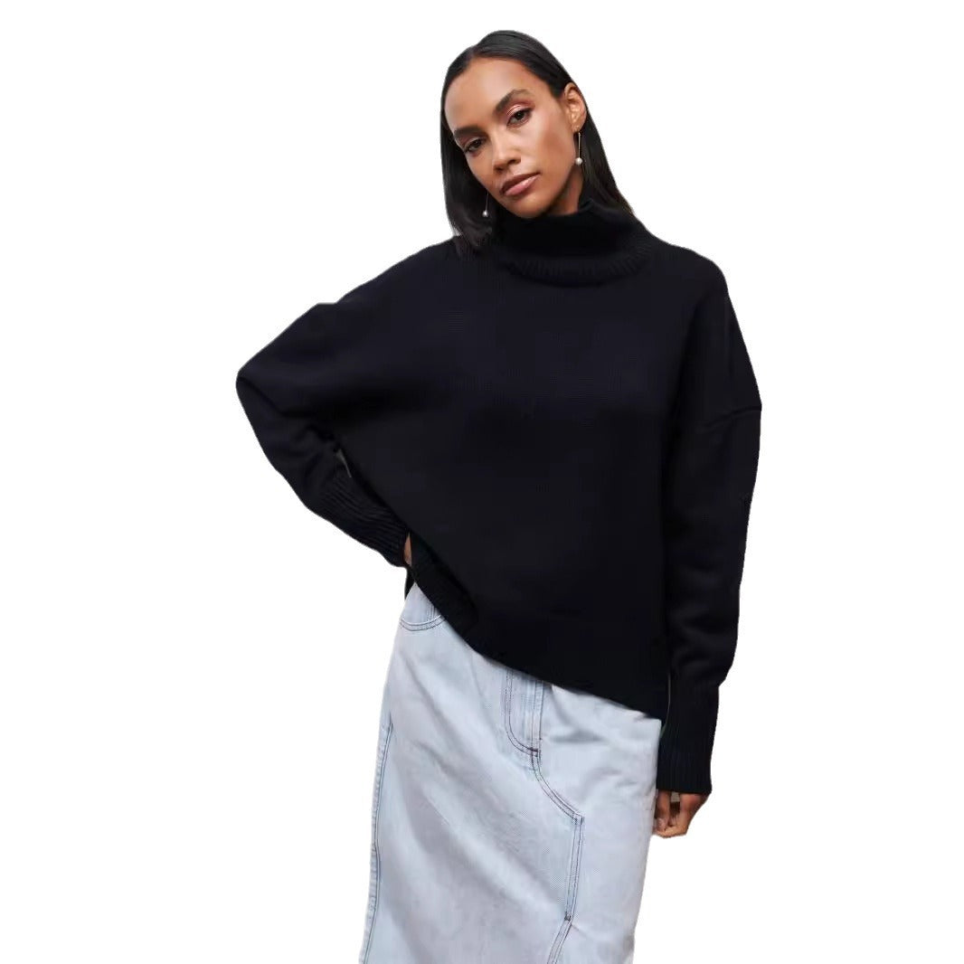 Cozy Winter Turtleneck Pullover for Women